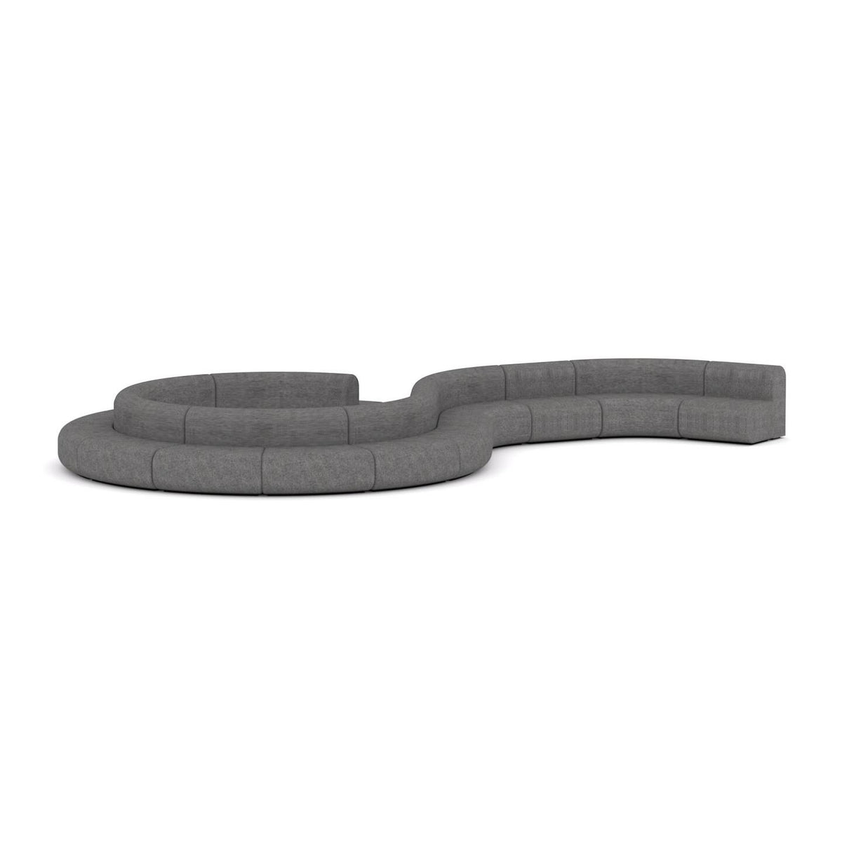 Grove Sofa Configuration 16 — Ash Grey #041