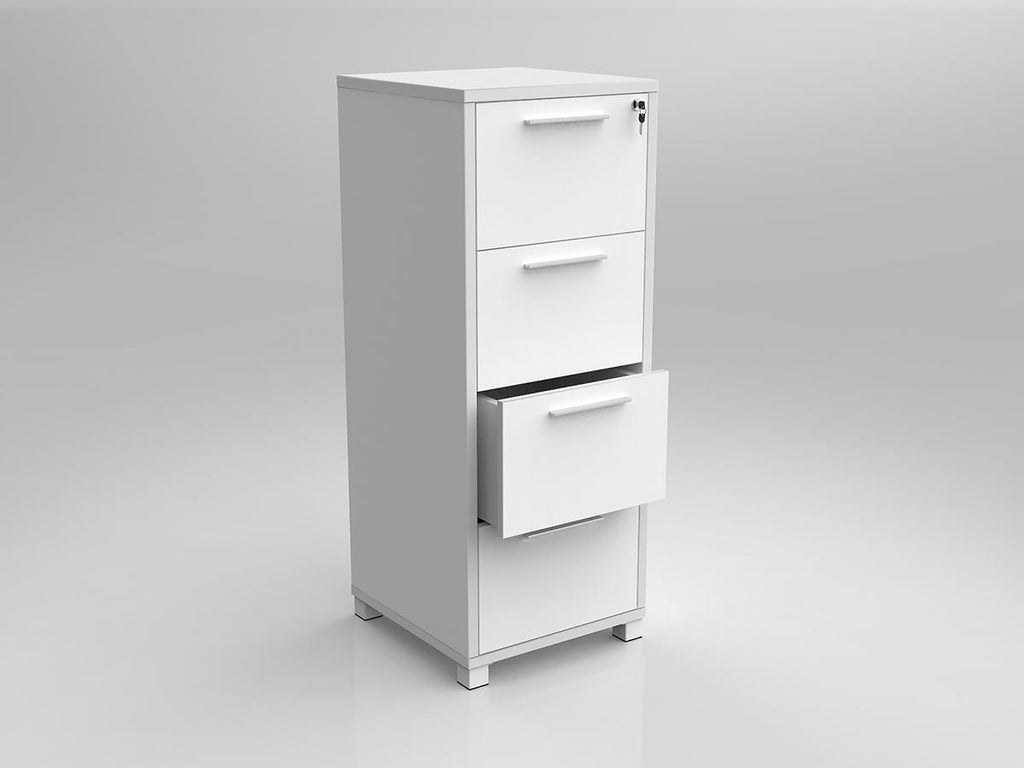 Axis 4-Drawer Filing Cabinet - alternate view, size or finish; optional items may be shown