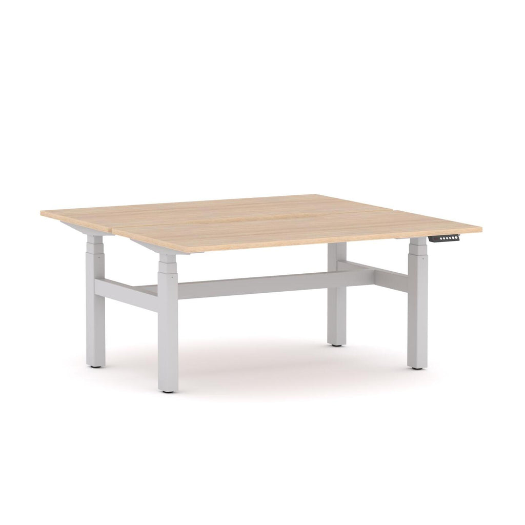 AgileMotion+ 3C/2M Electric Rectangle 2-Person DSD Workstation - alternate view, size or finish; optional items may be shown
