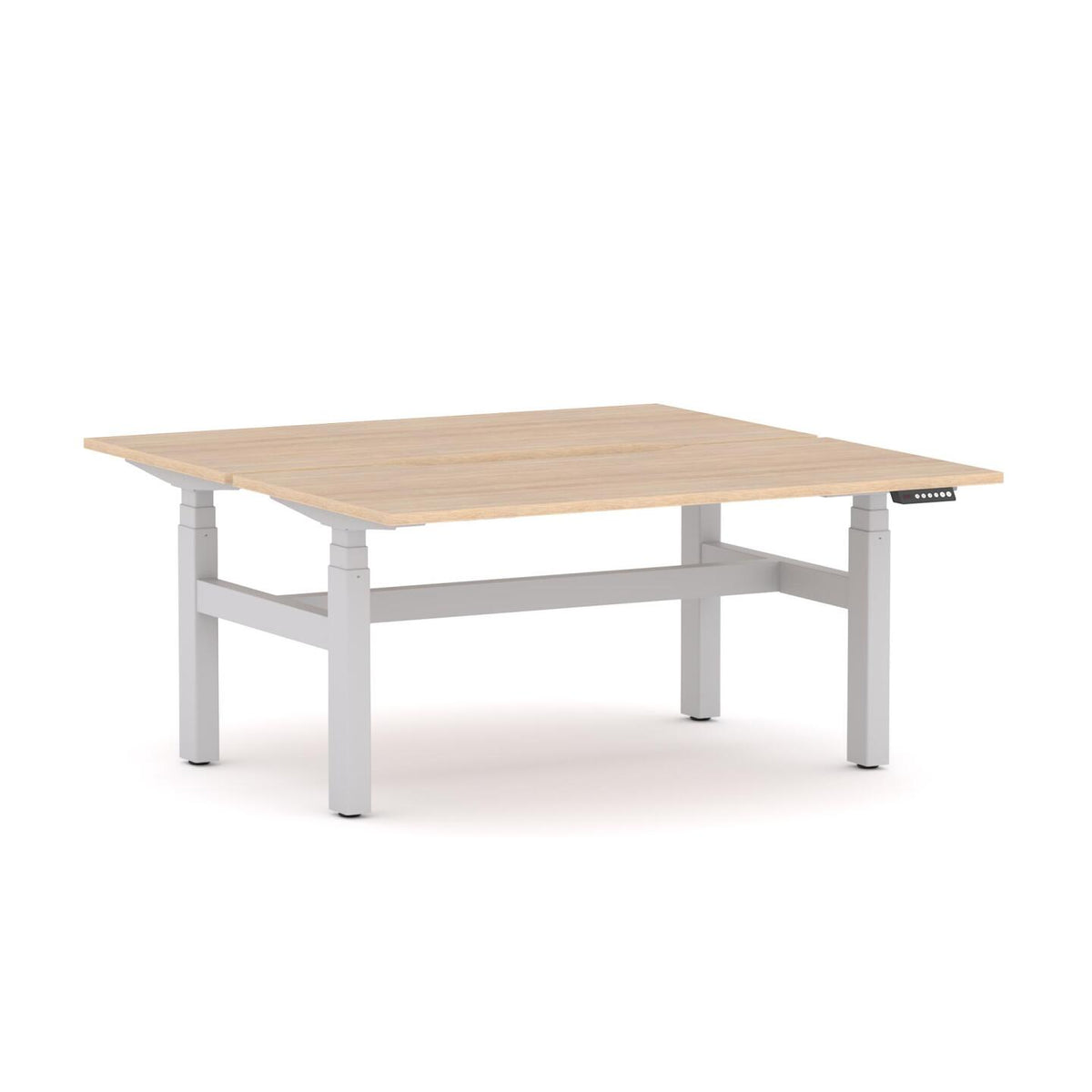AgileMotion+ 3C/2M Electric Rectangle 2-Person DSD Workstation - alternate view, size or finish; optional items may be shown