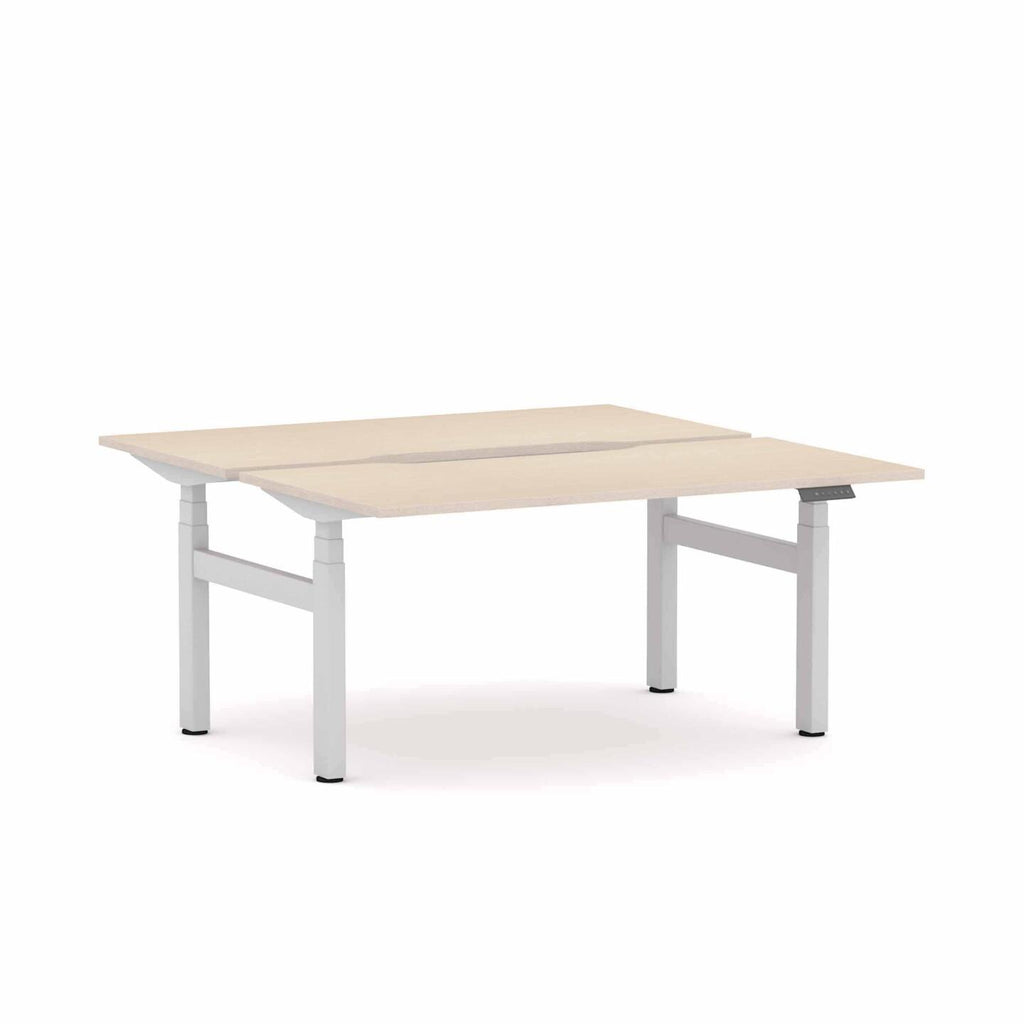 Klass 3C/2M Electric 2-User Double-Sided Workstation - alternate view, size or finish; optional items may be shown