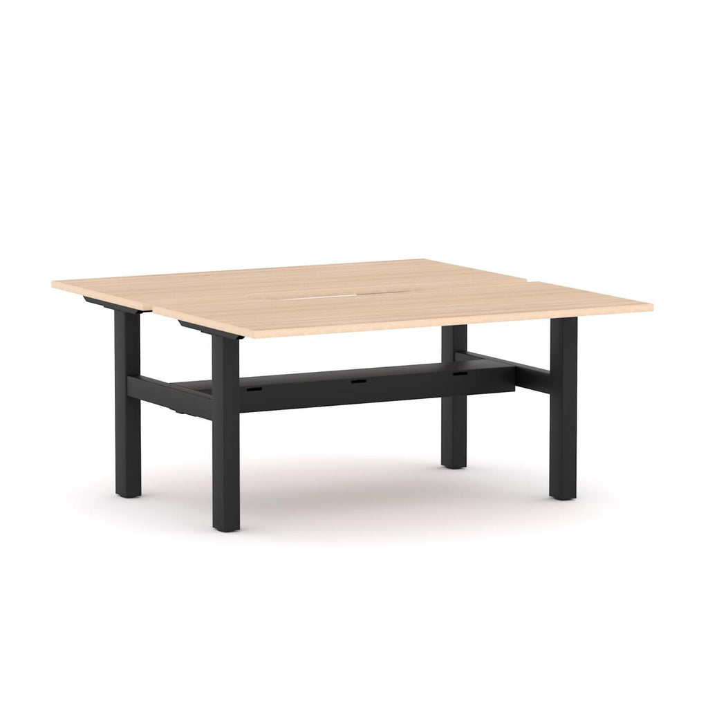 Agile Fixed Rectangle 2-Person DSD Workstation - alternate view, size or finish; optional items may be shown
