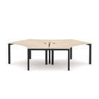 Axis 3-User 120° Workstation - alternate view, size or finish; optional items may be shown