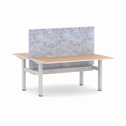 Klass Fixed 2-User Double-Sided Workstation with AcoustiQ Screen - product image
