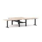 Agile 2C/1M Electric 2-Person 90° Workstation - alternate view, size or finish; optional items may be shown