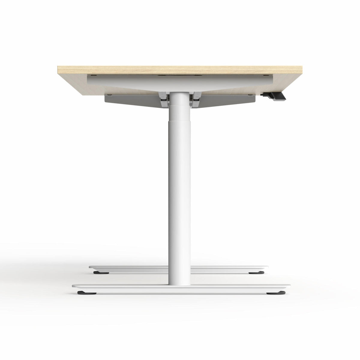 AgileMotion+ 3C/2M Electric Round Straight Workstation - alternate view, size or finish; optional items may be shown