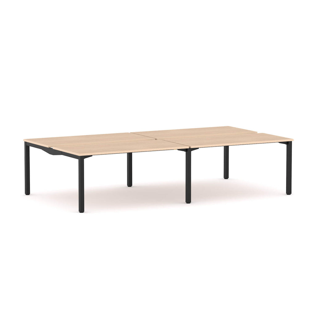 Axis Stretch 4-User Double-Sided Workstation - alternate view, size or finish; optional items may be shown