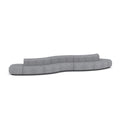 Grove Sofa Configuration 5 — Spotted Grey Wool
