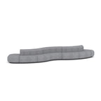 Grove Sofa Configuration 5 — Spotted Grey Wool
