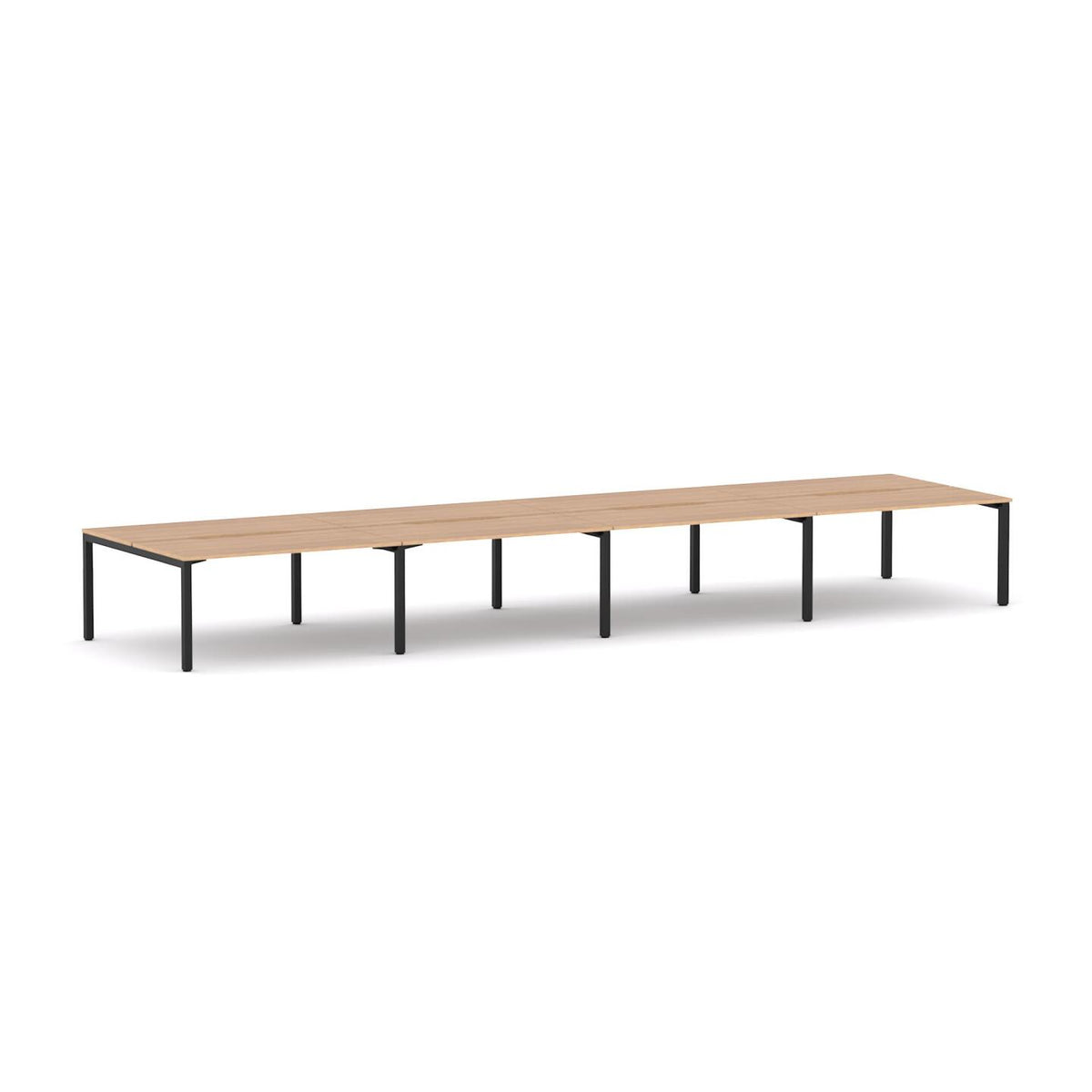 Axis 8-User Double-Sided Workstation - alternate view, size or finish; optional items may be shown