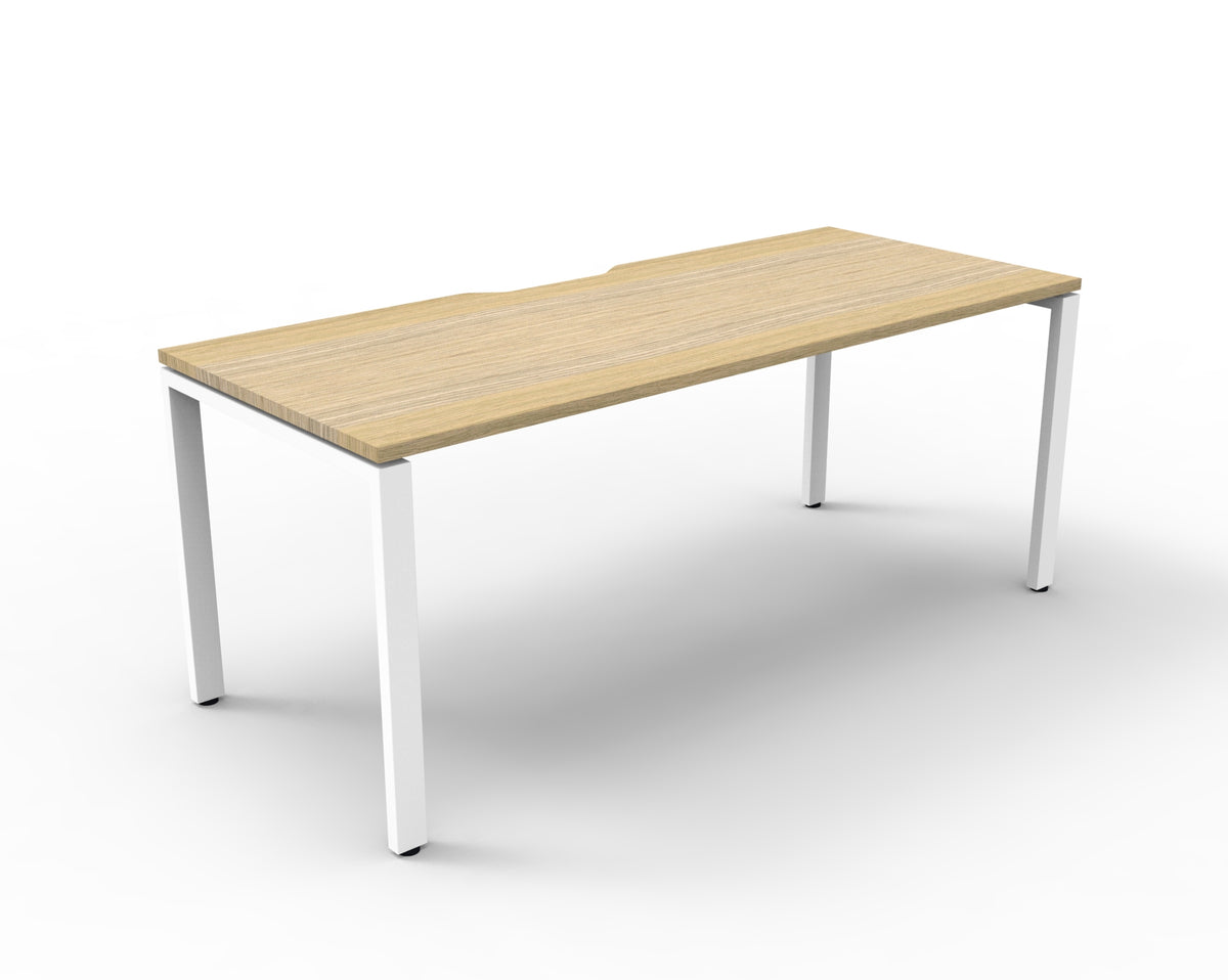 Infinity Profile Leg Single Workstation - No Screen