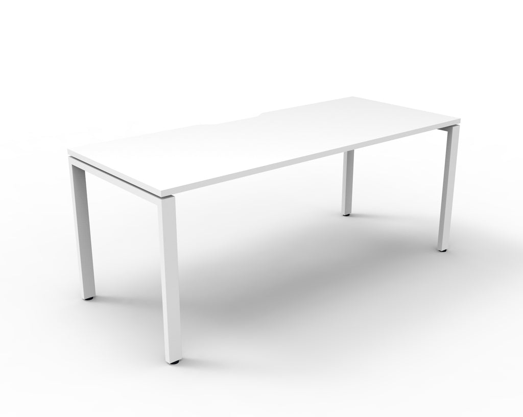 Infinity Profile Leg Single Workstation - No Screen