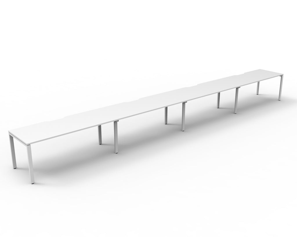 Infinity Profile Leg 4 Person Workstation - No Screen