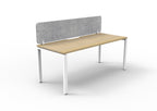 Infinity Profile Leg Single Workstation - Eco Panel Screen