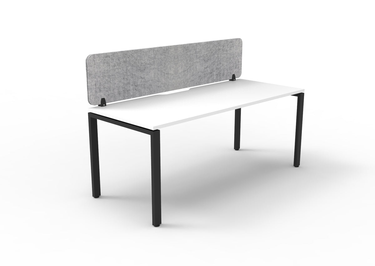 Infinity Profile Leg Single Workstation - Eco Panel Screen