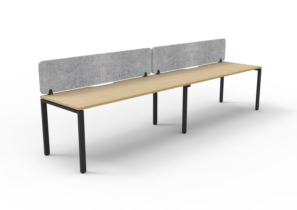 Infinity Profile Leg 2 Person Workstation - Eco Panel Screen