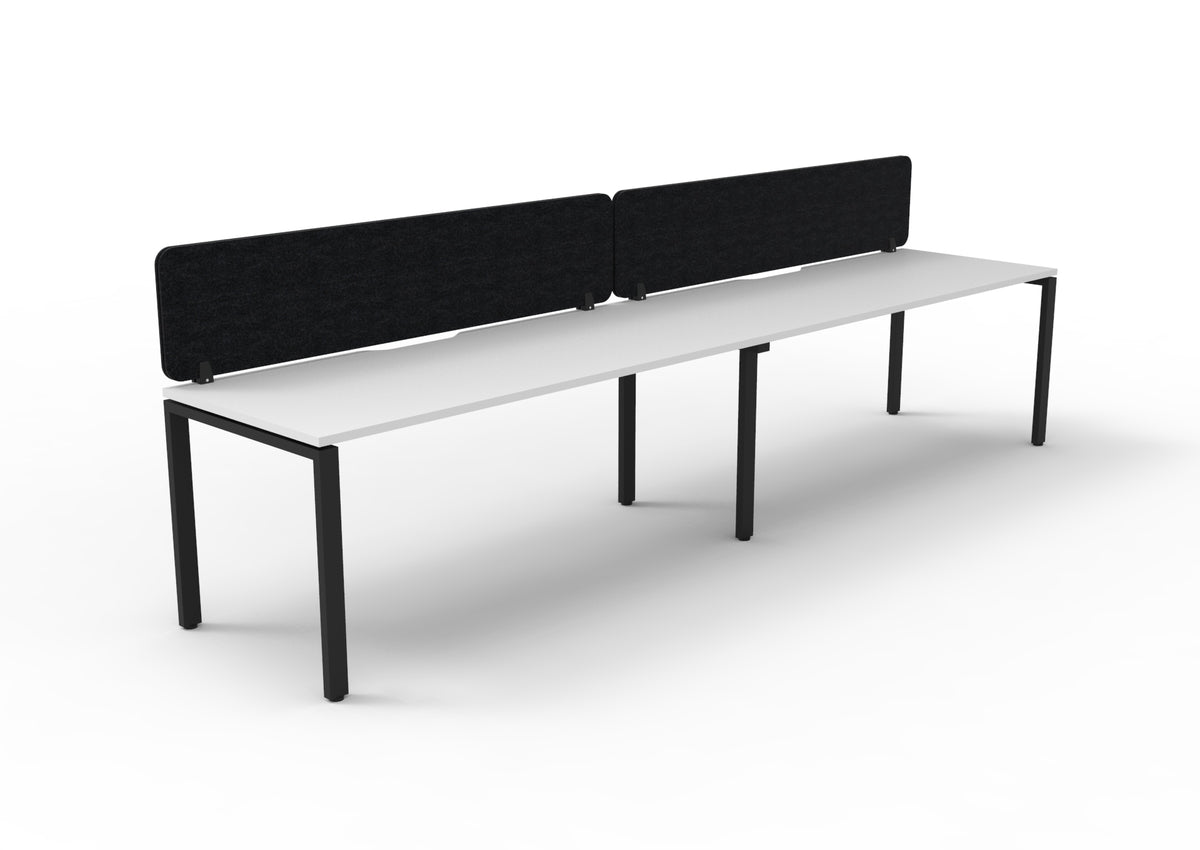 Infinity Profile Leg 2 Person Workstation - Eco Panel Screen