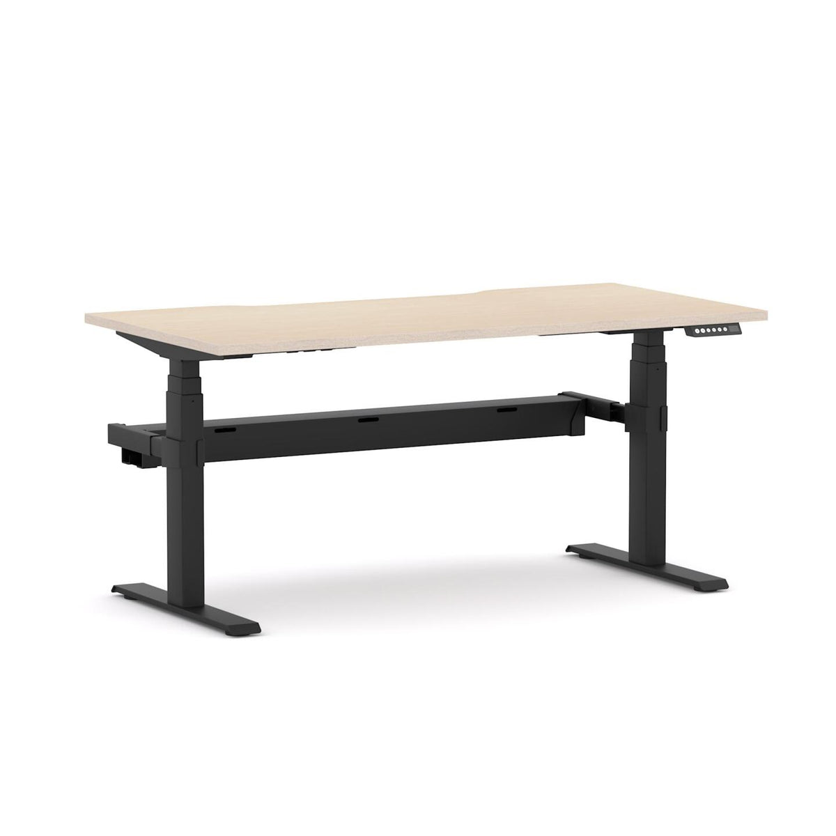 AgileMotion+ 3C/2M Electric Rectangle Straight Workstation - alternate view, size or finish; optional items may be shown