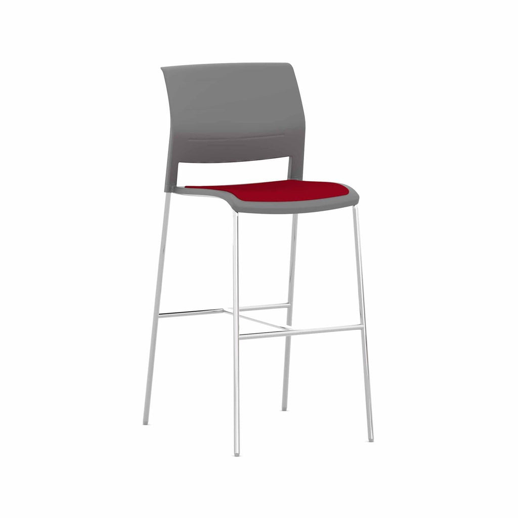 Game Chair Barstool with Seat Pad - alternate view, size or finish; optional items may be shown