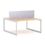 Anvil 2-User Double-Sided Workstation with AcoustiQ Screen - alternate view, size or finish; optional items may be shown