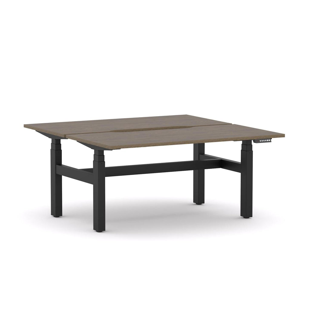 AgileMotion+ 3C/2M Electric Rectangle 2-Person DSD Workstation - alternate view, size or finish; optional items may be shown