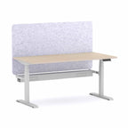 Klass 3C/2M Electric Single Workstation with AcoustiQ Screen - alternate view, size or finish; optional items may be shown