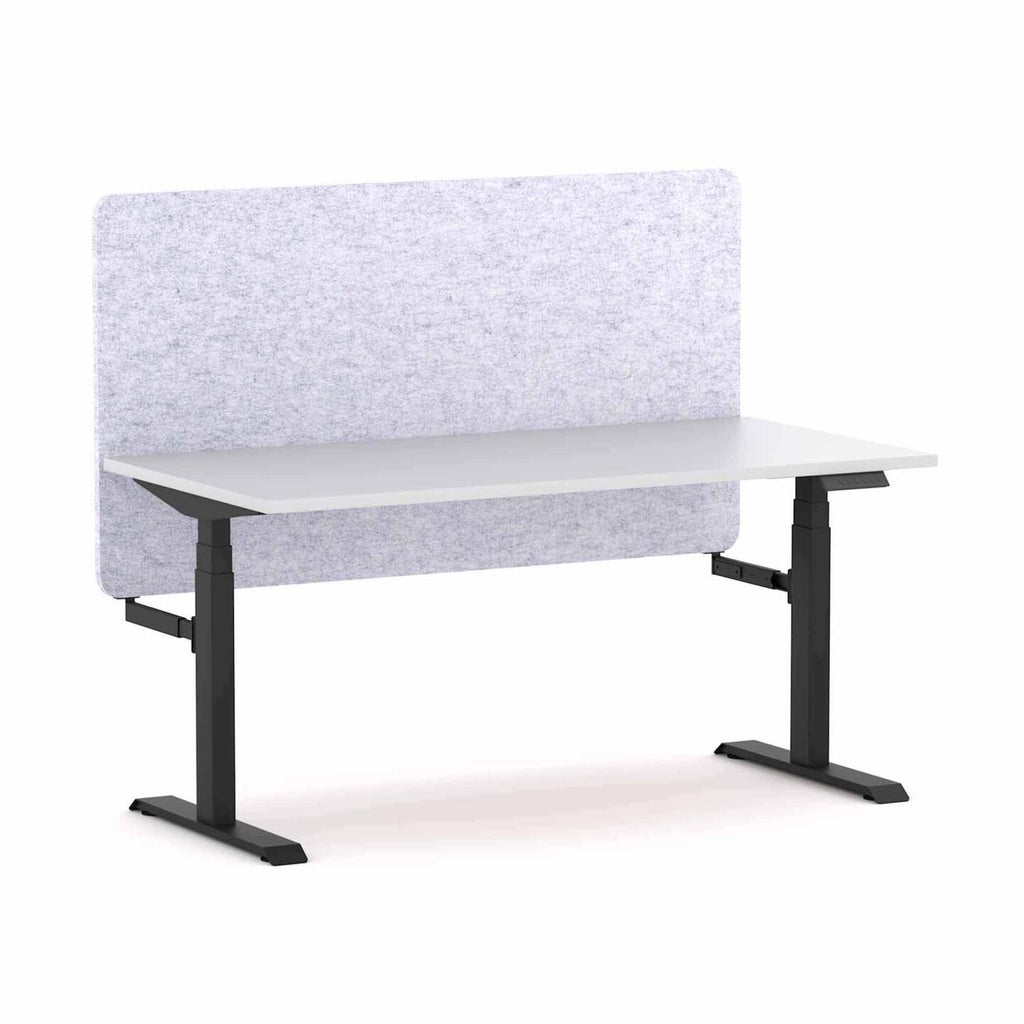 Klass 3C/2M Electric Single Workstation with AcoustiQ Screen - alternate view, size or finish; optional items may be shown