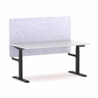 Klass 3C/2M Electric Single Workstation with AcoustiQ Screen - alternate view, size or finish; optional items may be shown