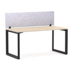 Anvil Single Workstation with AcoustiQ Screen - alternate view, size or finish; optional items may be shown