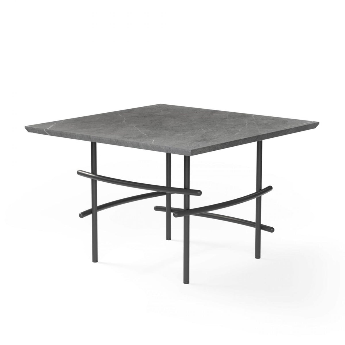 Arcos Coffee Table — Black, Grey Marble