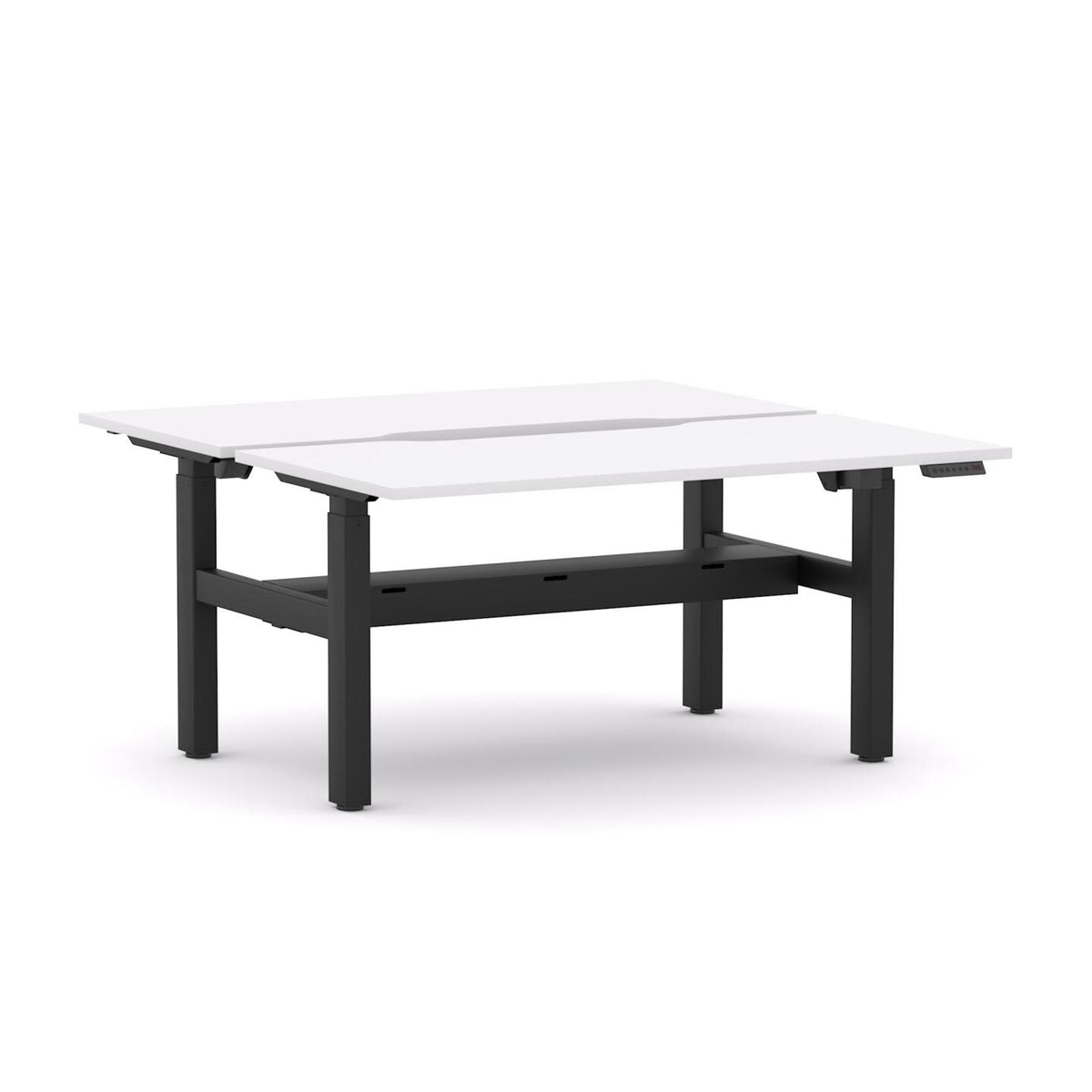 Agile 2C/1M Electric 2-Person DSD Workstation - alternate view, size or finish; optional items may be shown