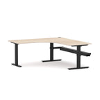 Agile Fixed Rectangle 90° Workstation - alternate view, size or finish; optional items may be shown