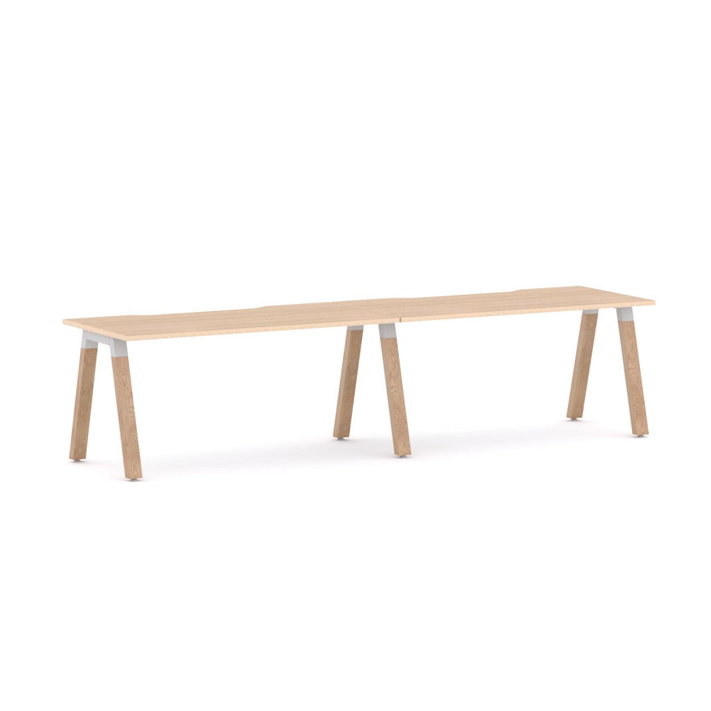 Plantation 2-User Single-Sided Workstation - alternate view, size or finish; optional items may be shown
