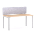 Axis Single Workstation with AcoustiQ Screen - alternate view, size or finish; optional items may be shown