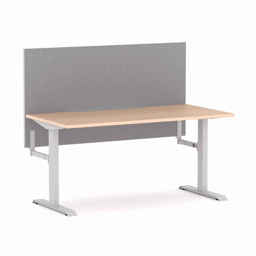 Klass Fixed Single Workstation with Edge25 Screen - alternate view, size or finish; optional items may be shown