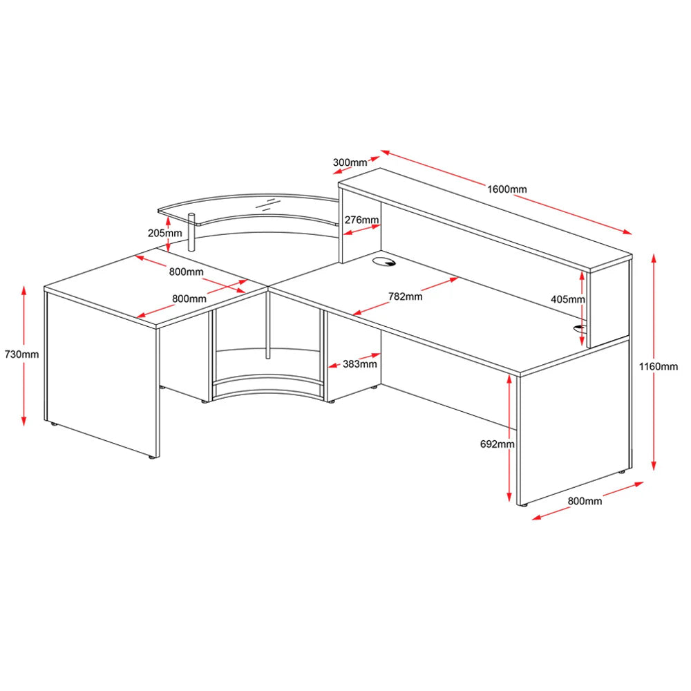 Flow Executive Reception Counter