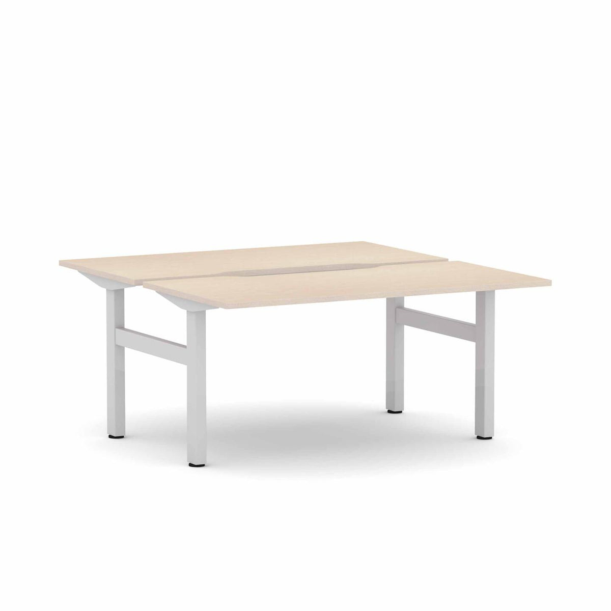 Klass Fixed 2-User Double-Sided Workstation - alternate view, size or finish; optional items may be shown