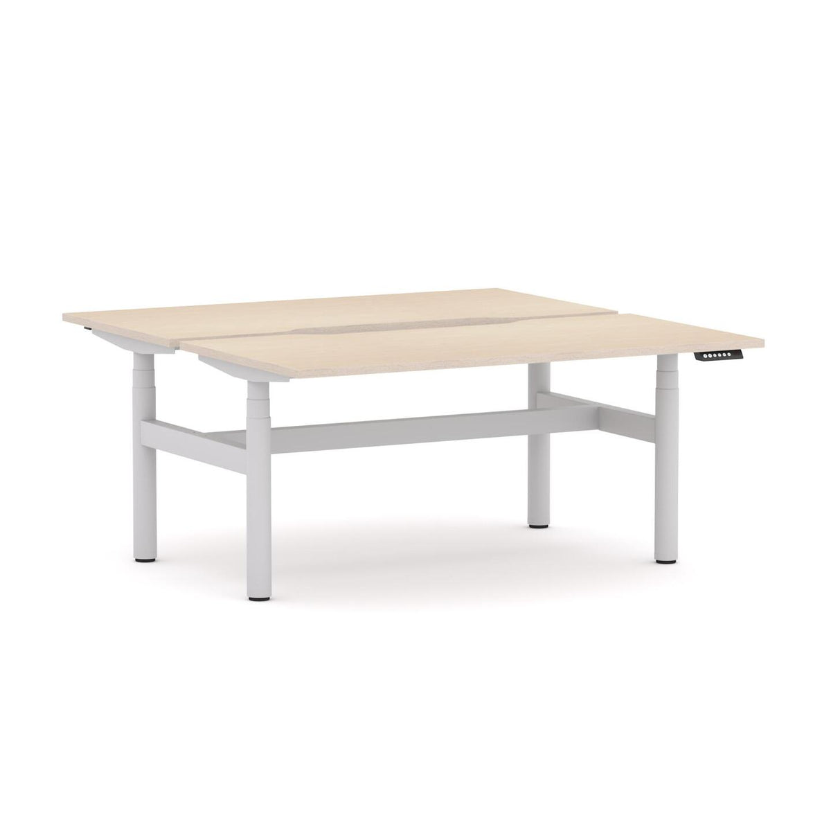 AgileMotion+ 3C/2M Electric Round 2-Person DSD Workstation - alternate view, size or finish; optional items may be shown