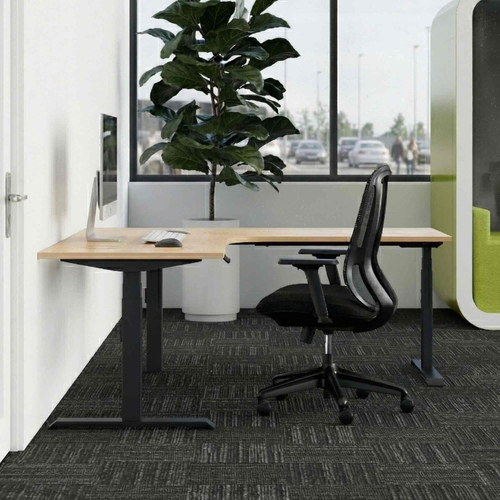 Klass 3C/2M Electric 90° Workstation - alternate view, size or finish; optional items may be shown