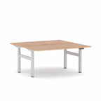 Klass 3C/2M Electric 2-User Double-Sided Workstation - alternate view, size or finish; optional items may be shown