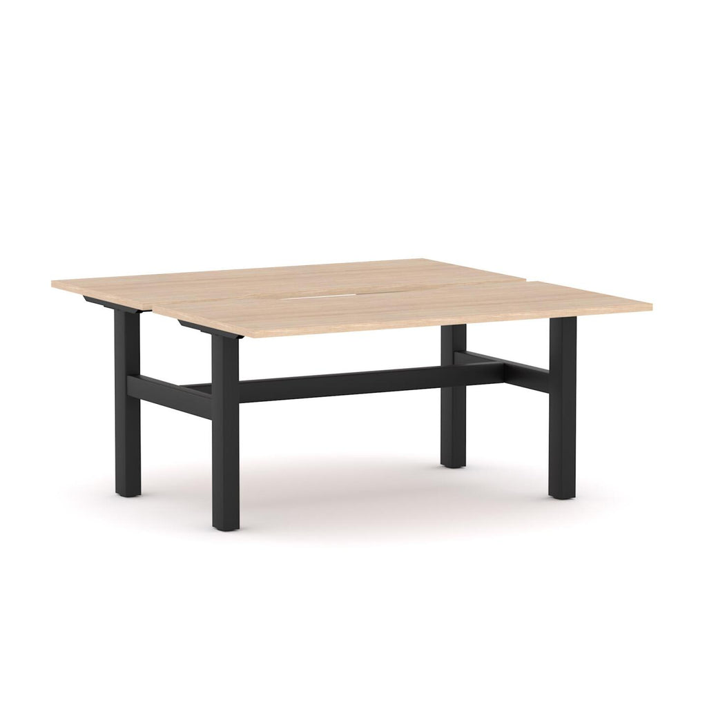 Agile Fixed Rectangle 2-Person DSD Workstation - alternate view, size or finish; optional items may be shown
