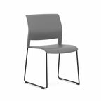 Game Chair Sled — Black, Charcoal, No Upholstery