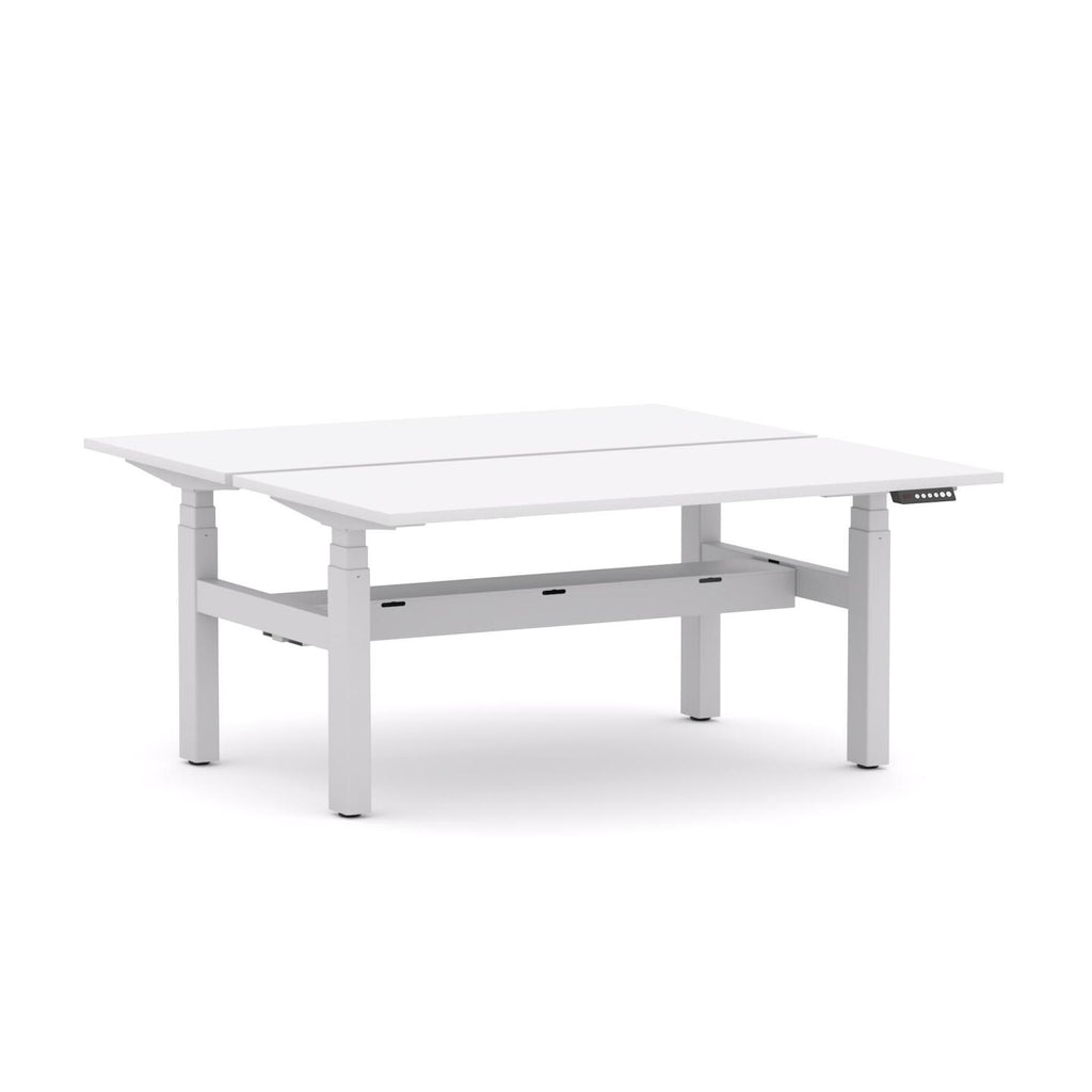 AgileMotion+ 3C/2M Electric Rectangle 2-Person DSD Workstation - alternate view, size or finish; optional items may be shown
