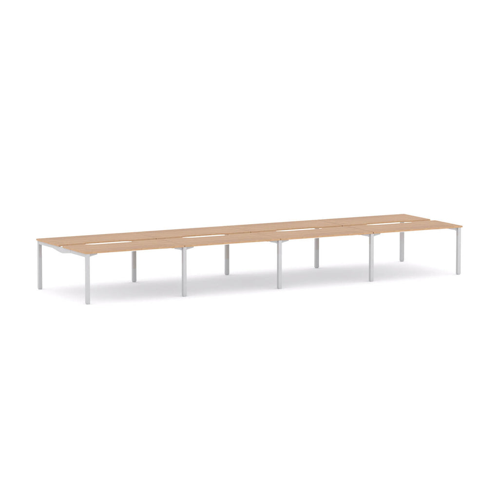 Axis Stretch 8-User Double-Sided Workstation - alternate view, size or finish; optional items may be shown