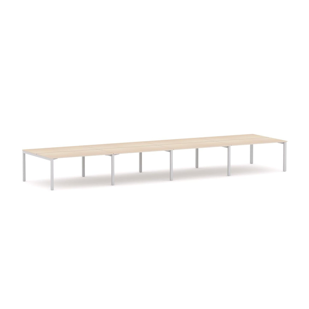 Axis 8-User Double-Sided Workstation - alternate view, size or finish; optional items may be shown