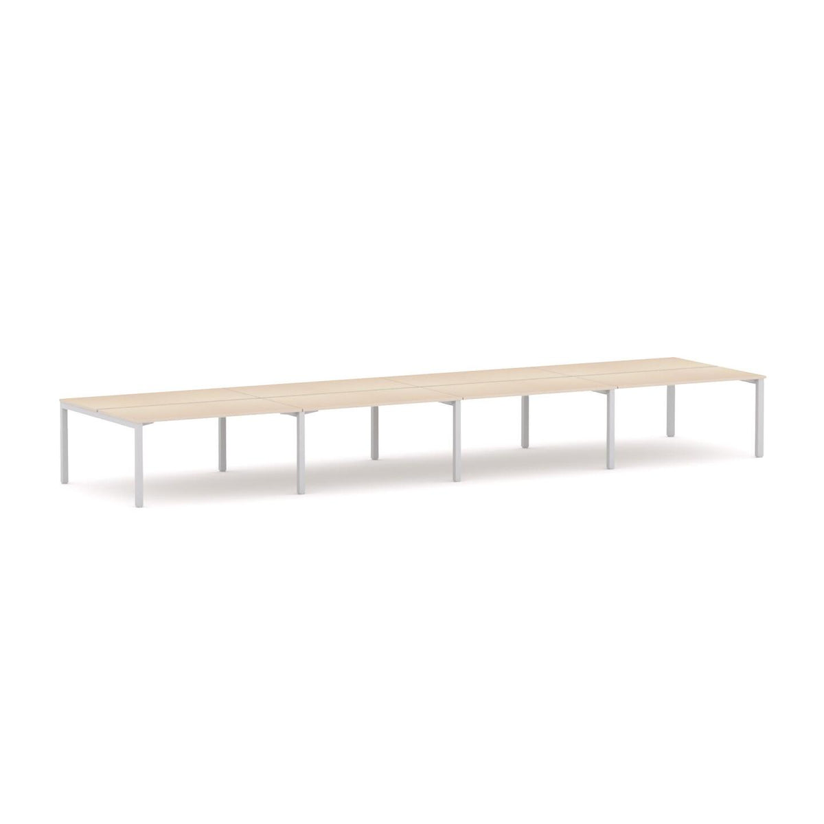 Axis 8-User Double-Sided Workstation - alternate view, size or finish; optional items may be shown