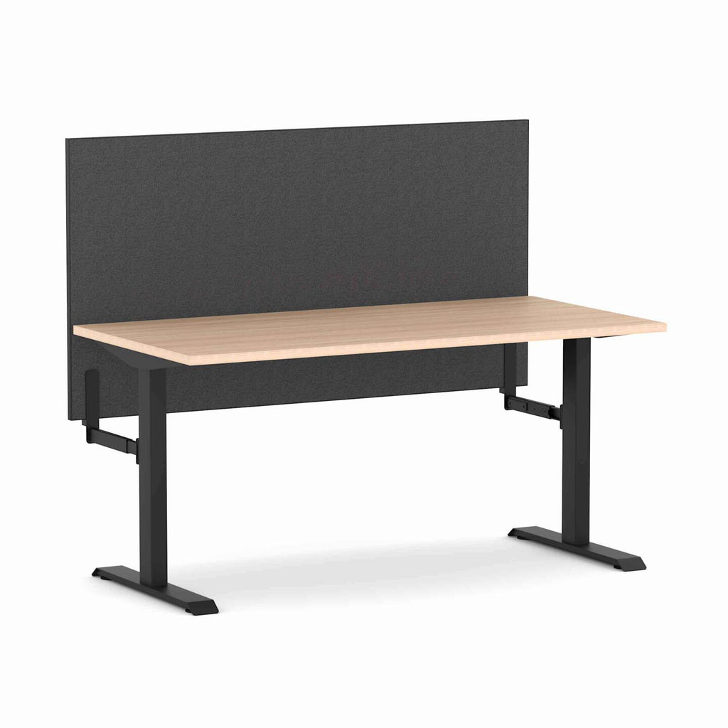 Klass Fixed Single Workstation with Edge25 Screen - alternate view, size or finish; optional items may be shown