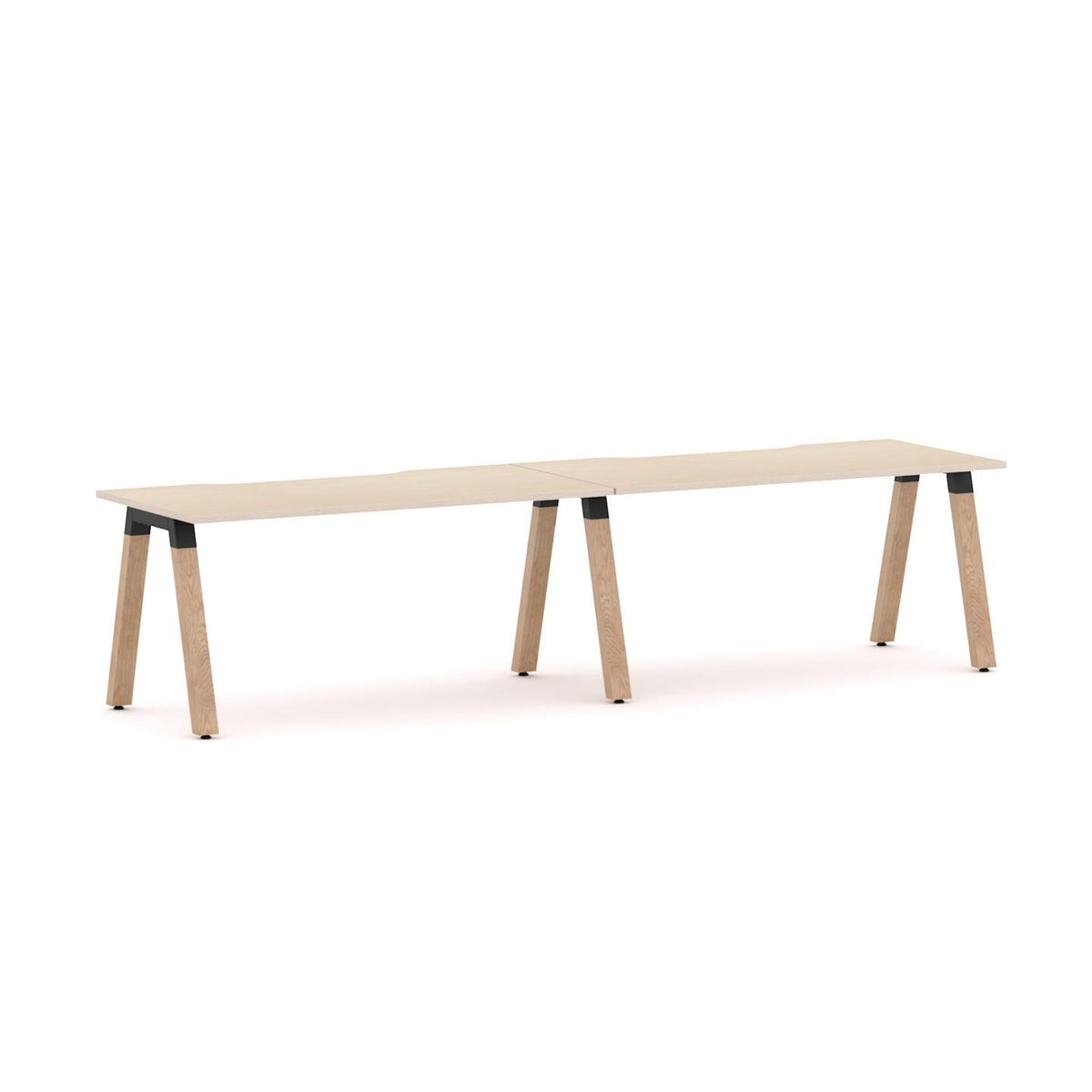 Plantation 2-User Single-Sided Workstation - alternate view, size or finish; optional items may be shown