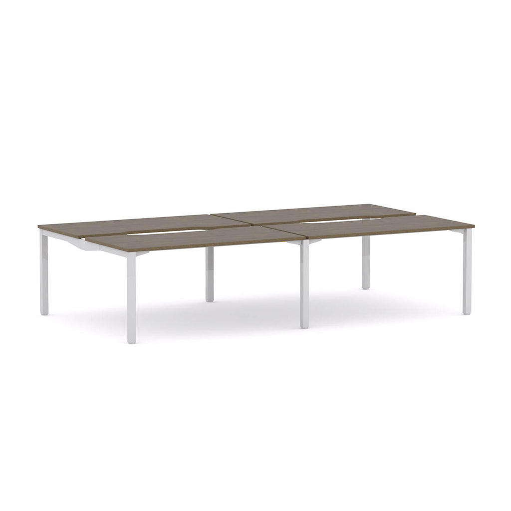 Axis Stretch 4-User Double-Sided Workstation - alternate view, size or finish; optional items may be shown