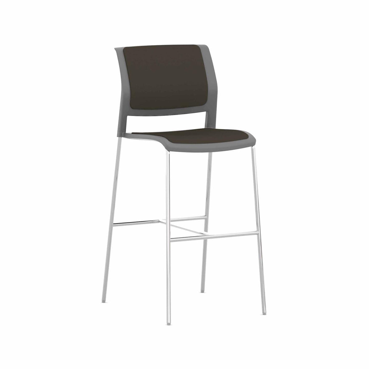 Game Chair Barstool – Fully Upholstered - alternate view, size or finish; optional items may be shown